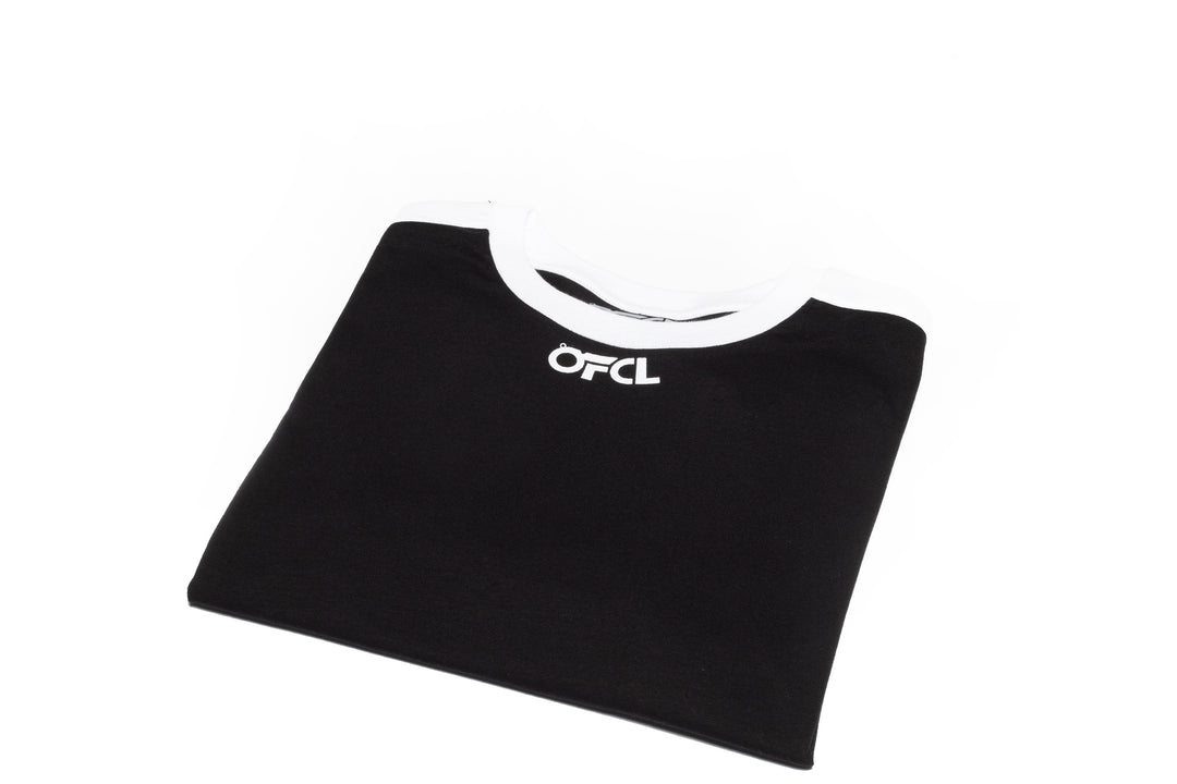 OFCL Wavy Logo T-Shirt "Black/White"