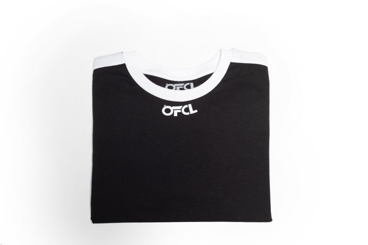 OFCL Wavy Logo T-Shirt "Black/White"