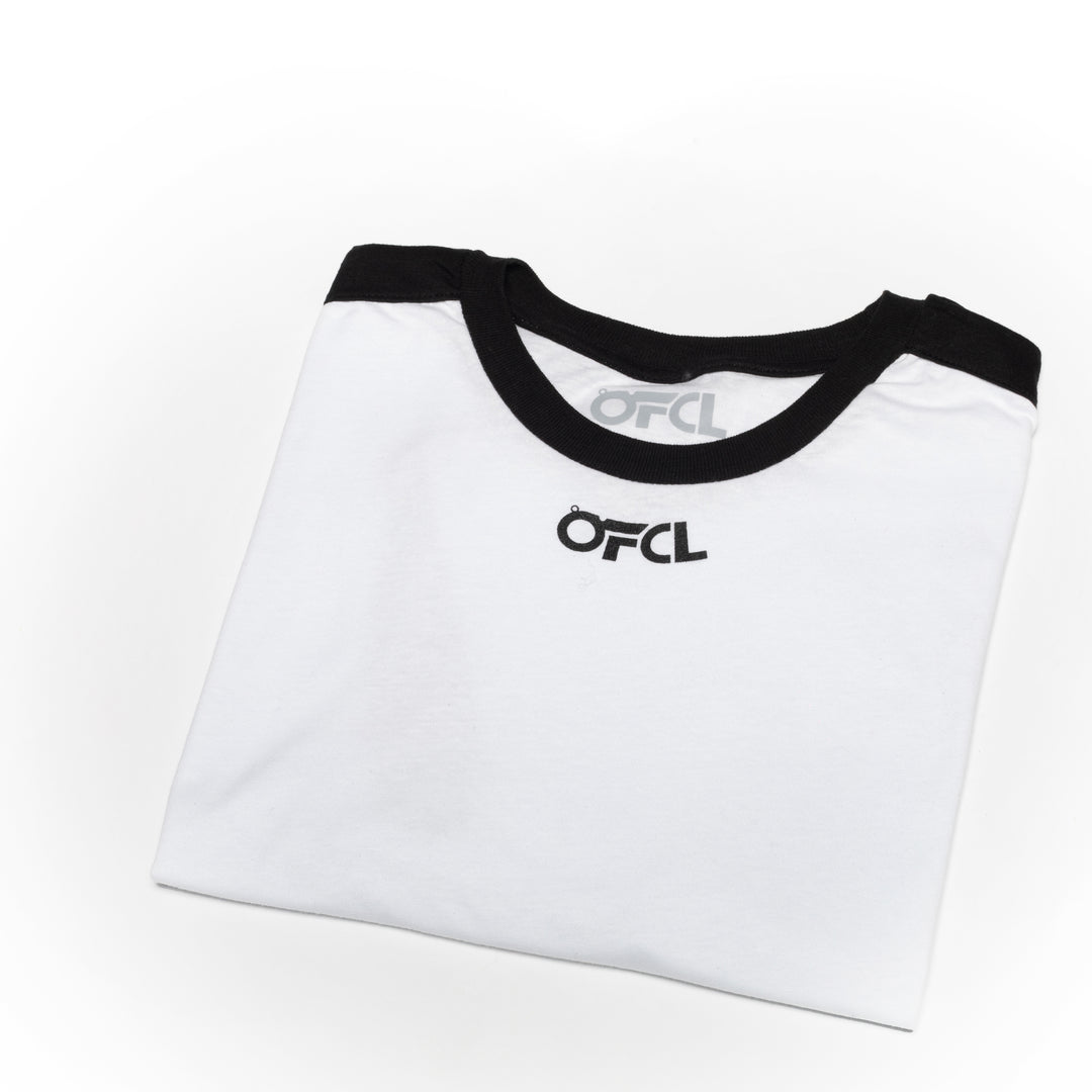 OFCL Wavy Logo T-Shirt "White/Black"