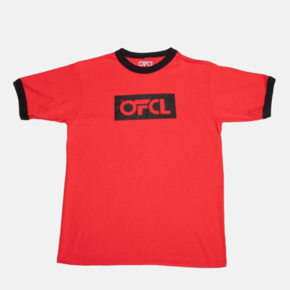 OFCL Rugby Red Black T-Shirt, Shopify, Entrepreneur