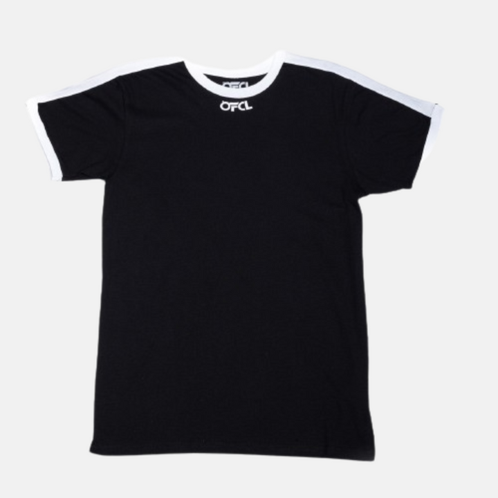 OFCL Wavy Logo T-Shirt "Black/White"