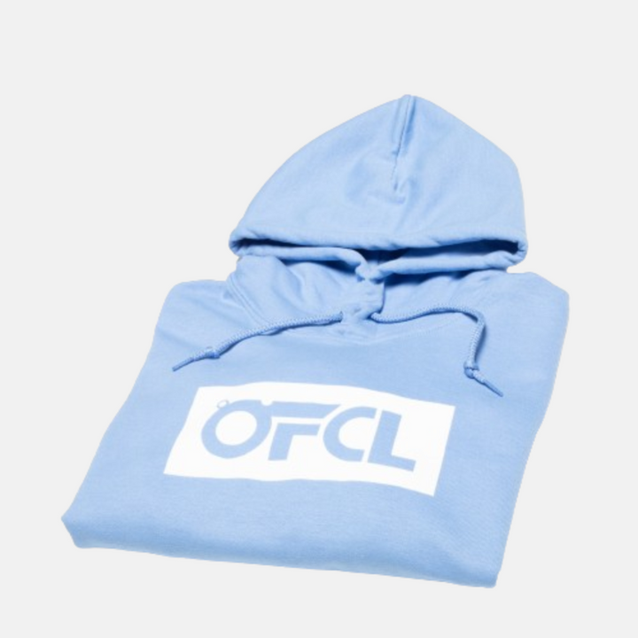 "OFCL"Essential"Hoodie" "Carolina Blue"