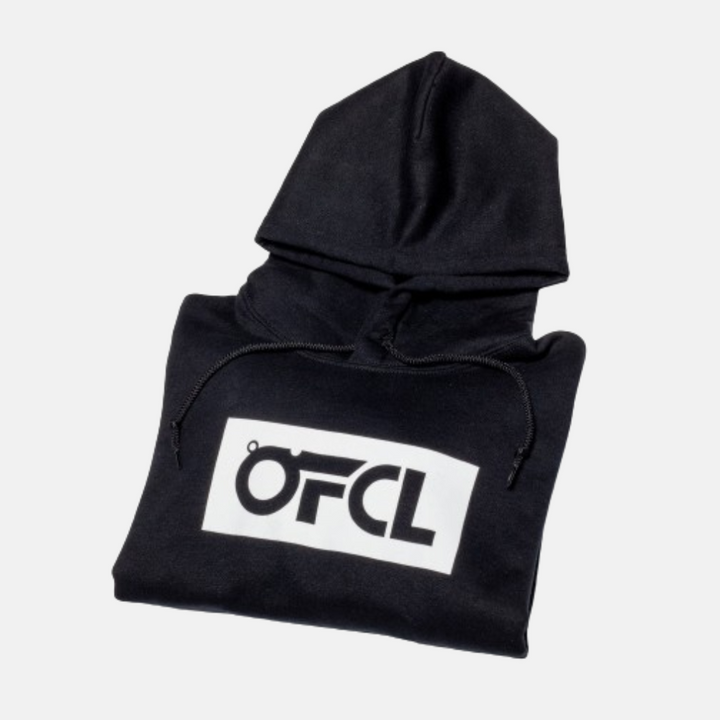 "OFCL" Essential "Hoodie" "Black"