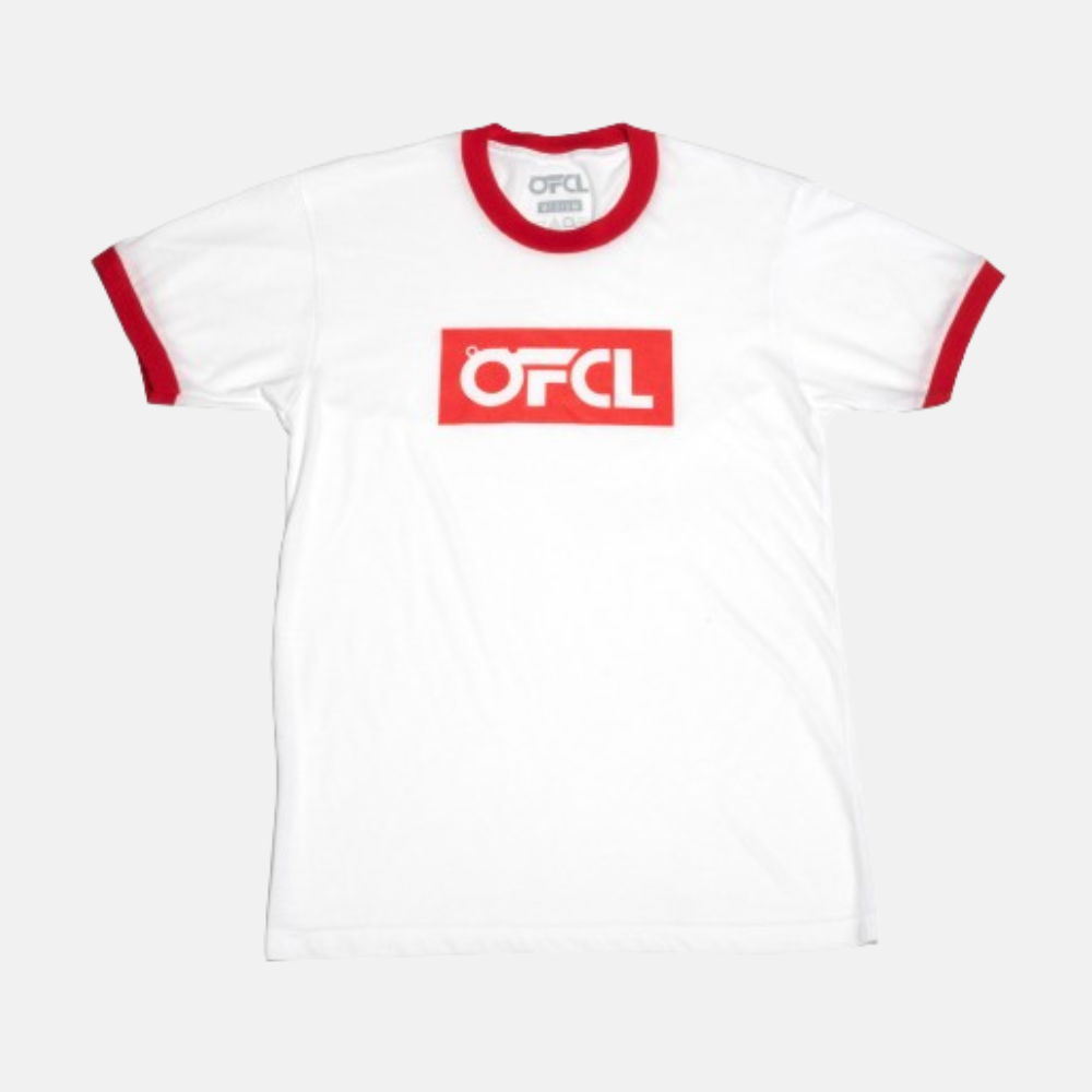OFCL Rugby White and Red