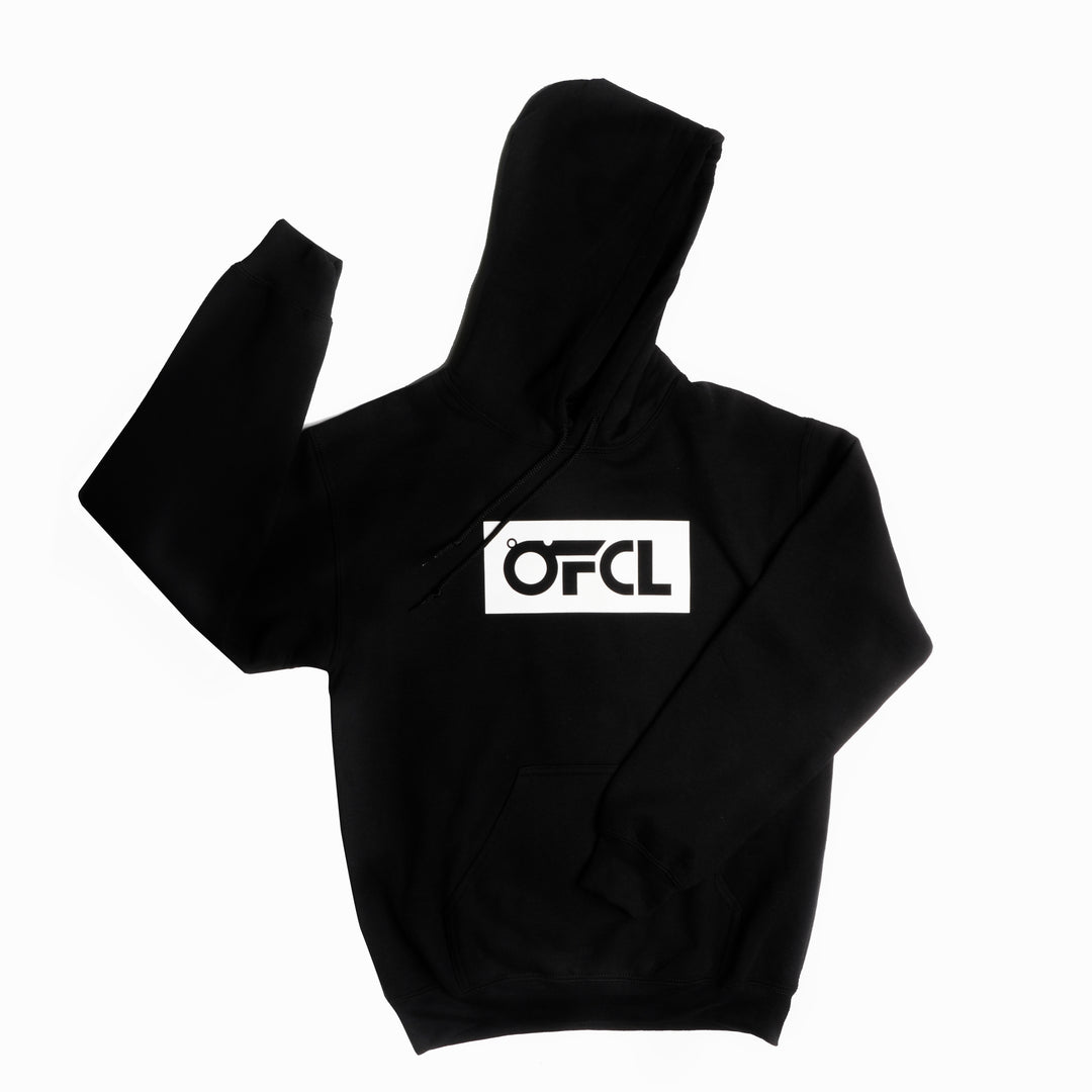 "OFCL" Essential "Hoodie" "Black"