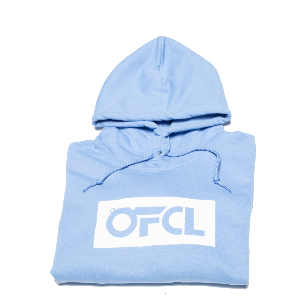 "OFCL"Essential"Hoodie" "Carolina Blue"