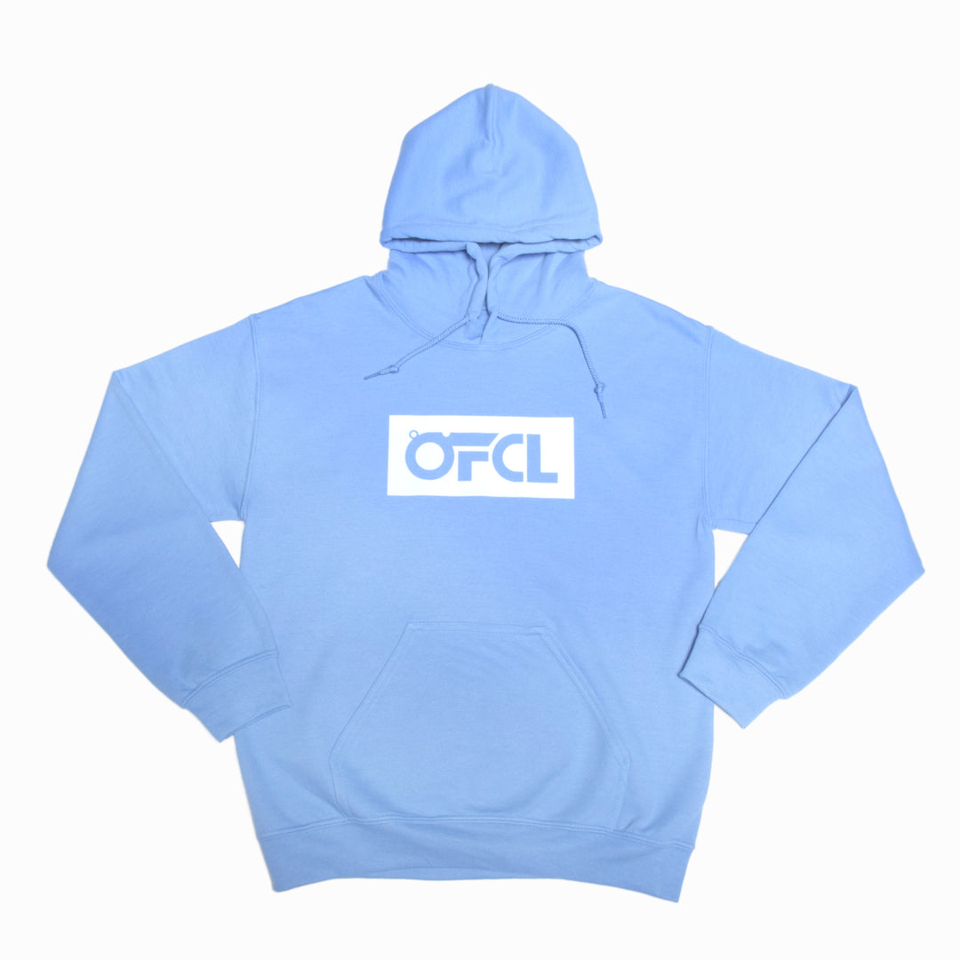 "OFCL"Essential"Hoodie" "Carolina Blue"